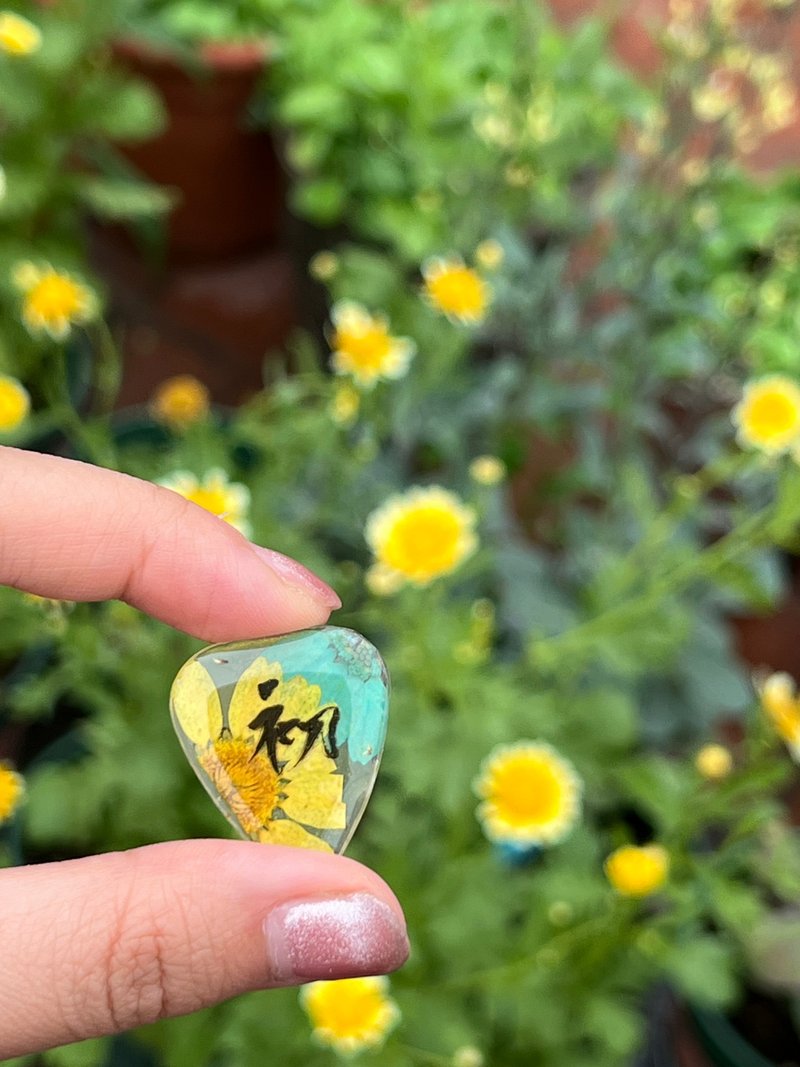 【雏菊盛夏】透明款结他拨片 Guitar Pick - 吉他配件 - 树脂 多色