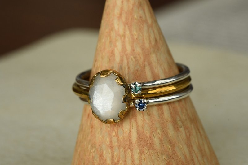 巡游叠加的记忆 5 - 戒指 - 其他金属 金色