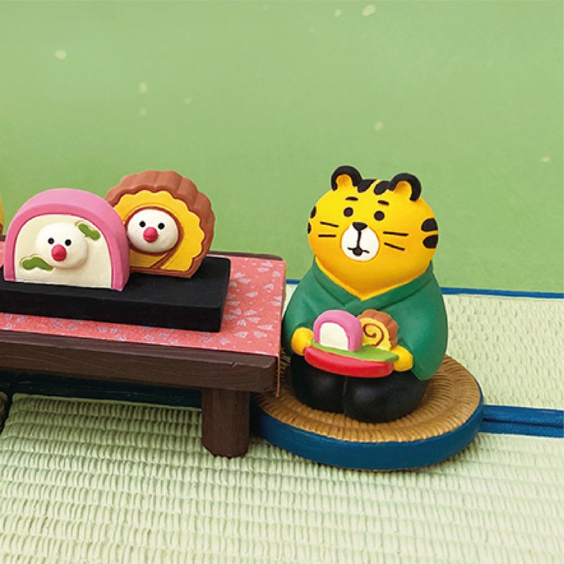 日本Decole Concombre - 小老虎过新年系列 - 摆饰 - 树脂 多色