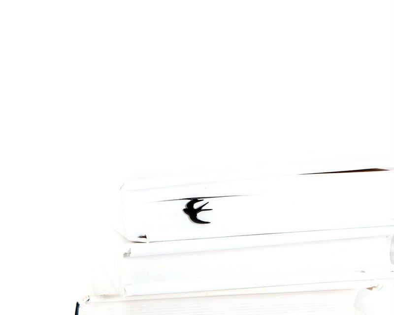 Metal book Bookmark Swallow bird // unique design bookmark - 书签 - 其他金属 黑色
