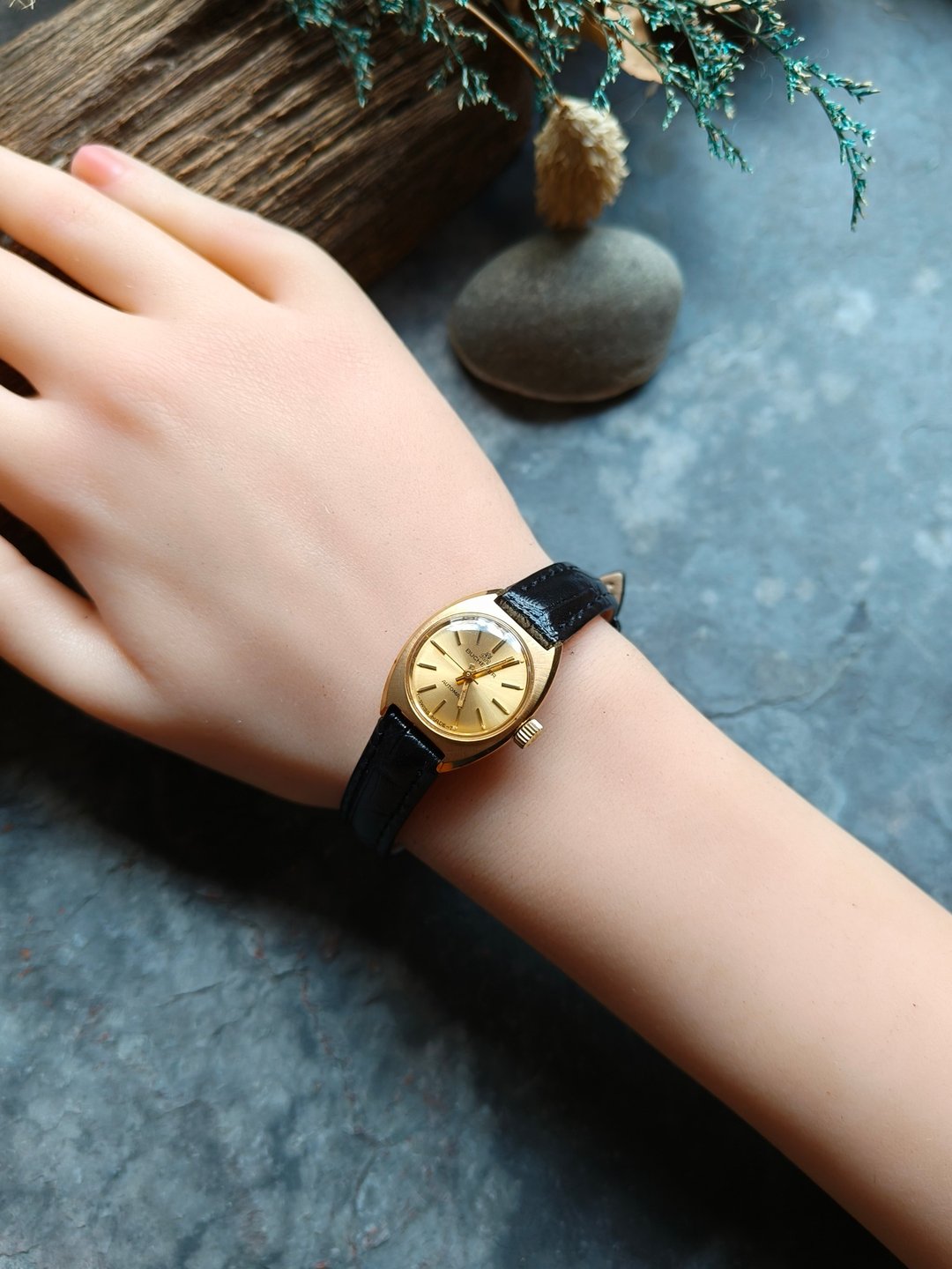 Bucherer宝齐莱 古董表 机械自动上链表automatic - 女表 - 其他金属 金色