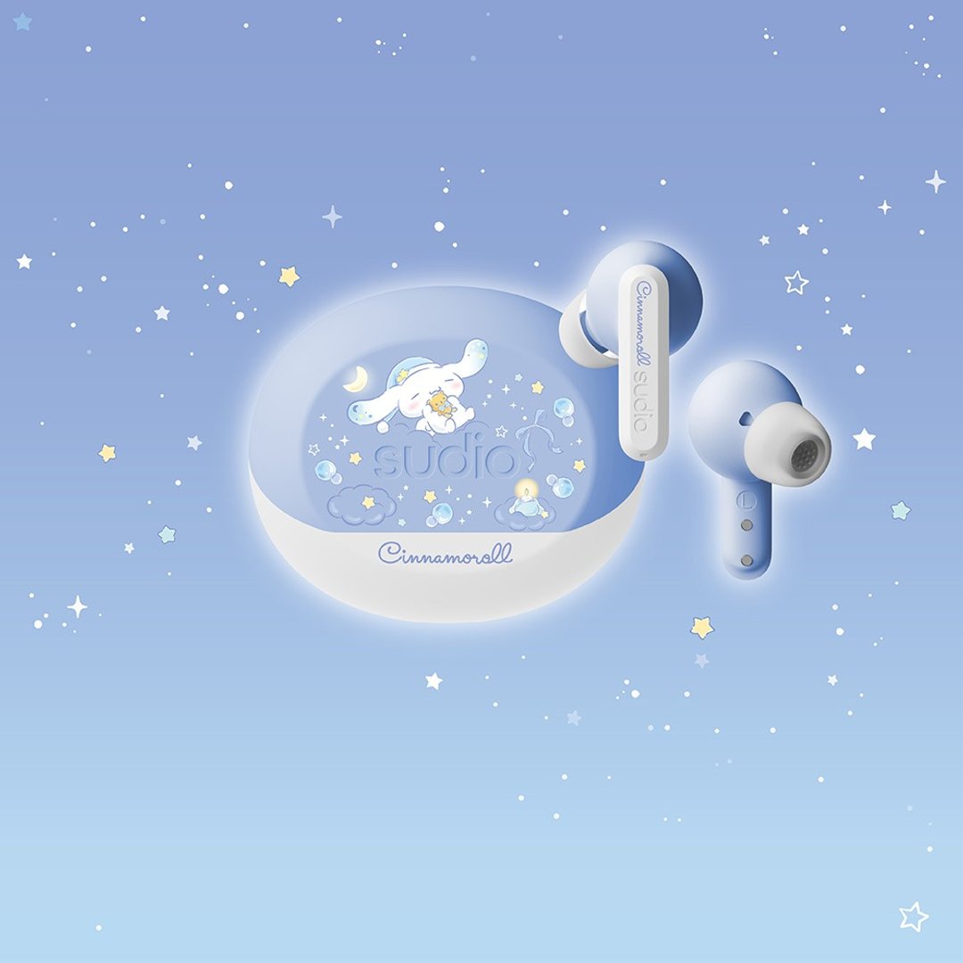 Sudio x Cinnamoroll A3 Pro 主动降噪耳机 (香港限定版) - 紫色 - 耳机 - 其他材质 蓝色