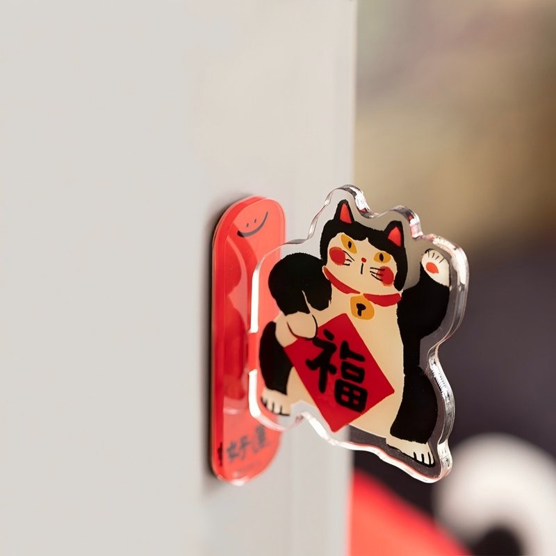 UPICK原品生活 创意趣味个性实用装饰品亚克力侧吸旋转冰箱贴马 - 其他 - 压克力 多色