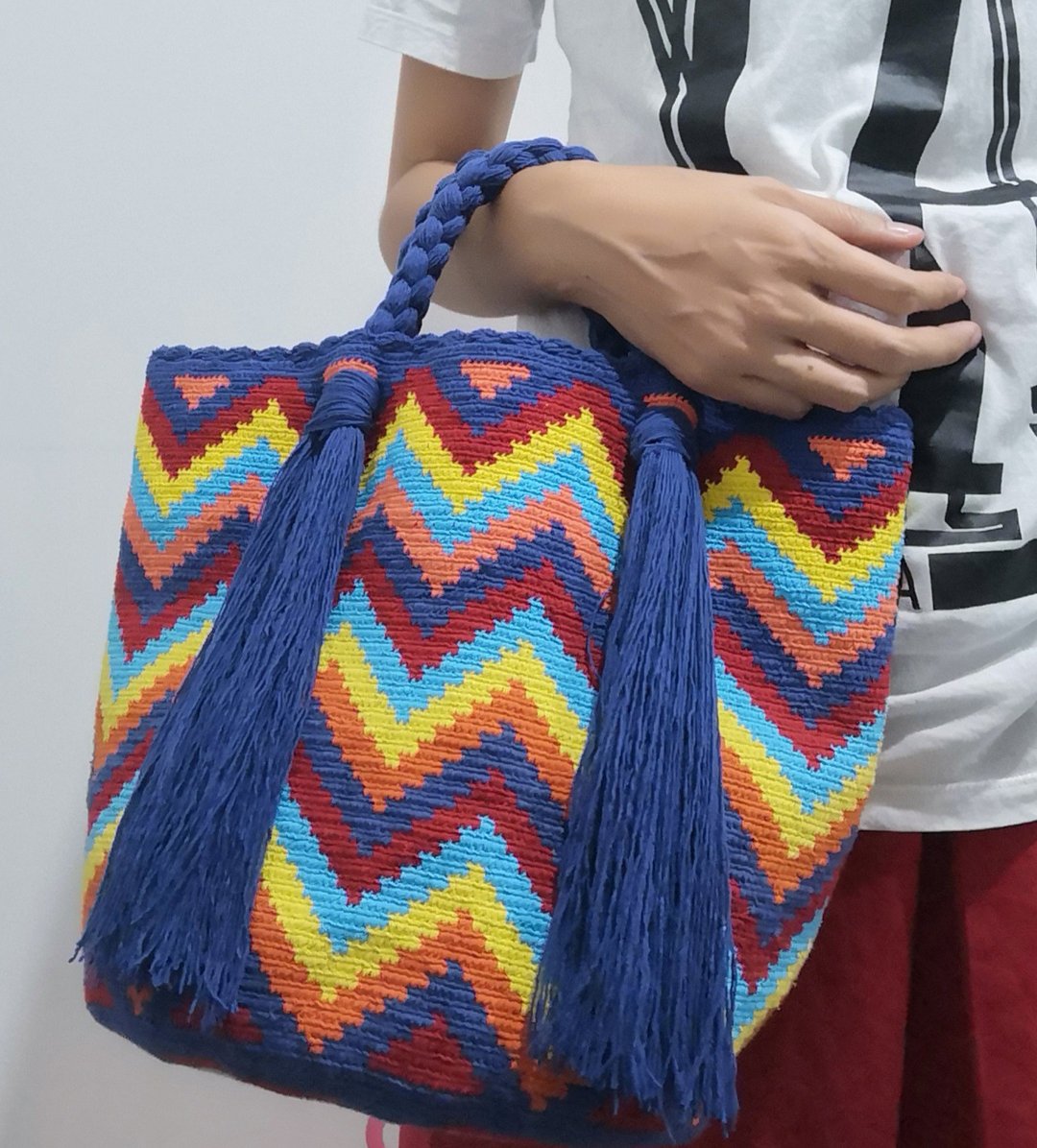 knitted bag - 手提包/手提袋 - 聚酯纤维 