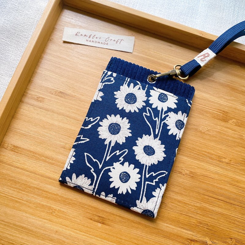 证件套 识别证卡套 悠游卡套 挂颈卡套 Card Holder 小邹菊款 - 证件套/卡套 - 棉．麻 