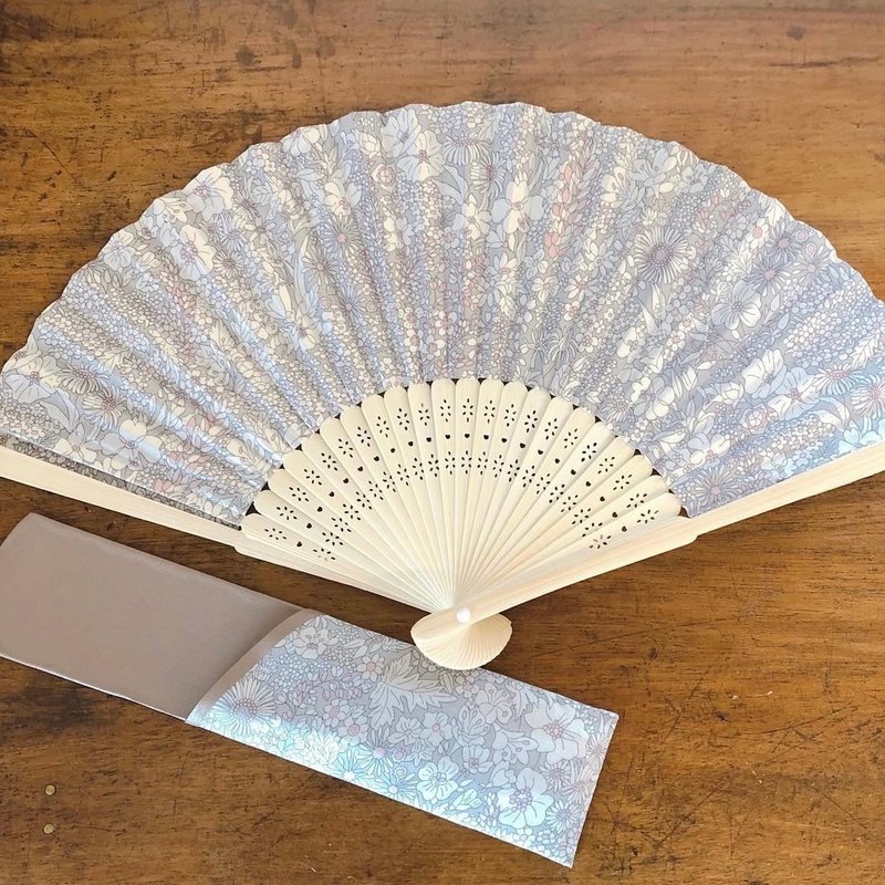 Liberty 印花布・附扇袋 - 其他 - 棉．麻 