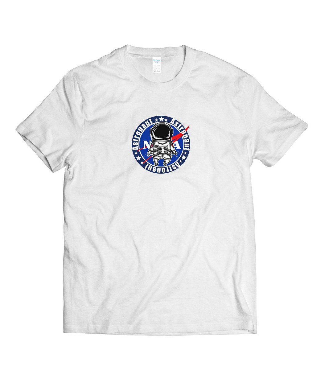 小太空人-T-shirt 白/黑/灰/藏青 - 男装上衣/T 恤 - 棉 多色