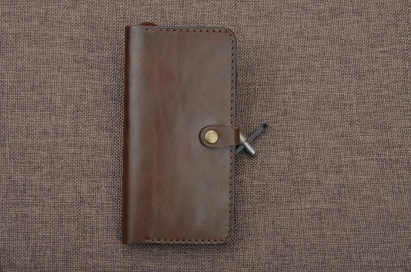 手工制作 头层牛皮 翻盖款 苹果iPhone 7 plus 谷歌 Pixel XL  真皮保护套 - 其他 - 真皮 