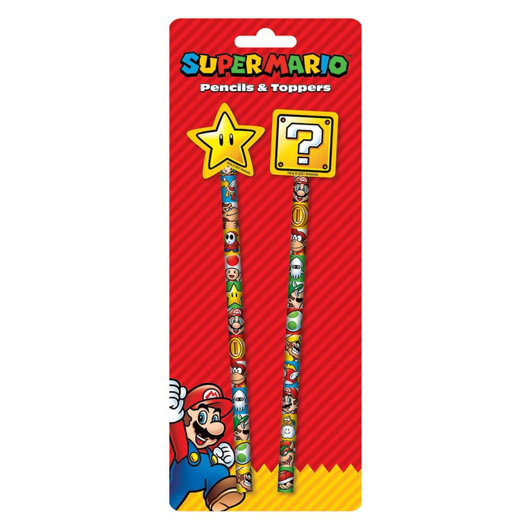 【任天堂】玛利欧 Super Mario 2入造型铅笔组 - 其他 - 其他材质 多色