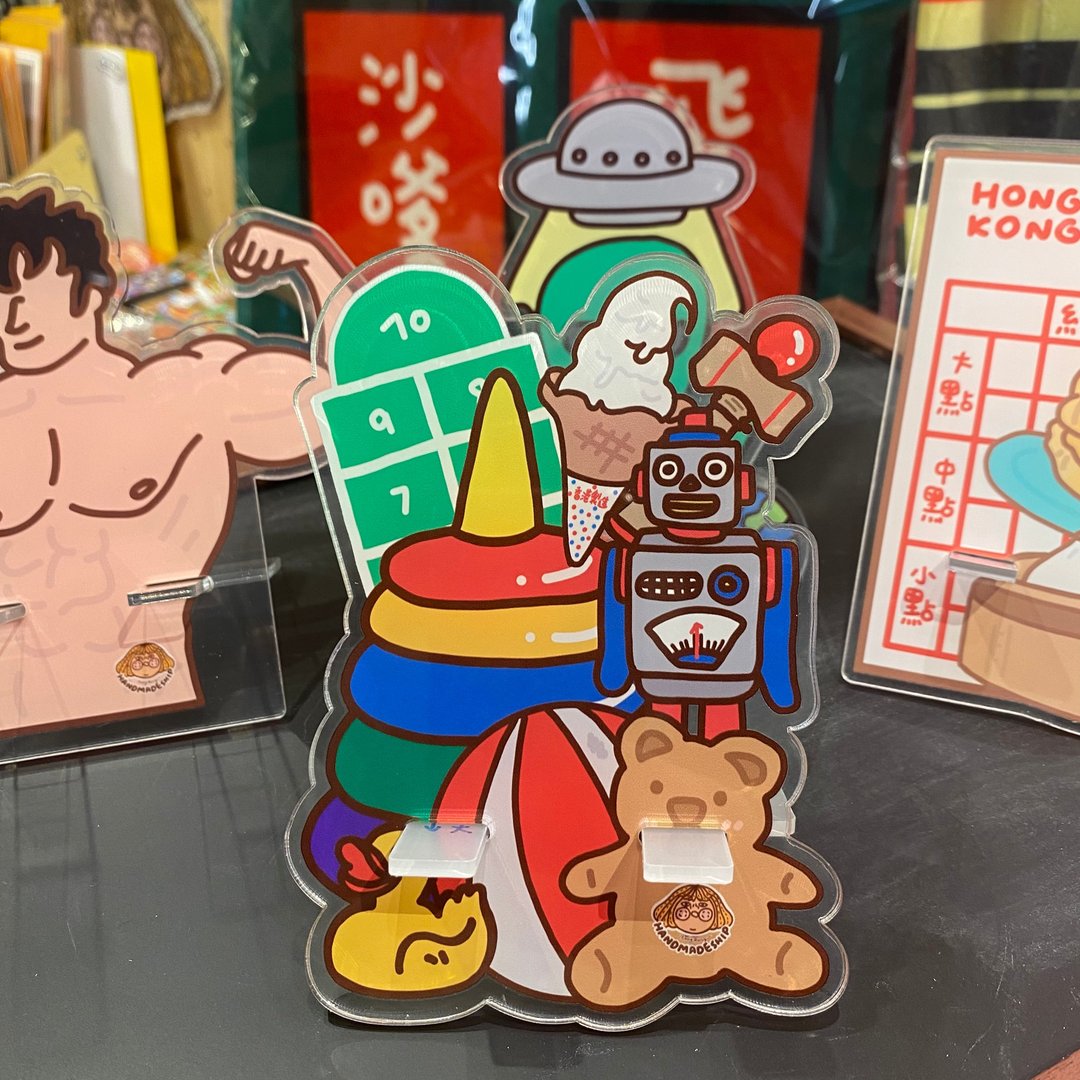 童年玩具 手机支架 - 手机座/防尘塞 - 塑料 