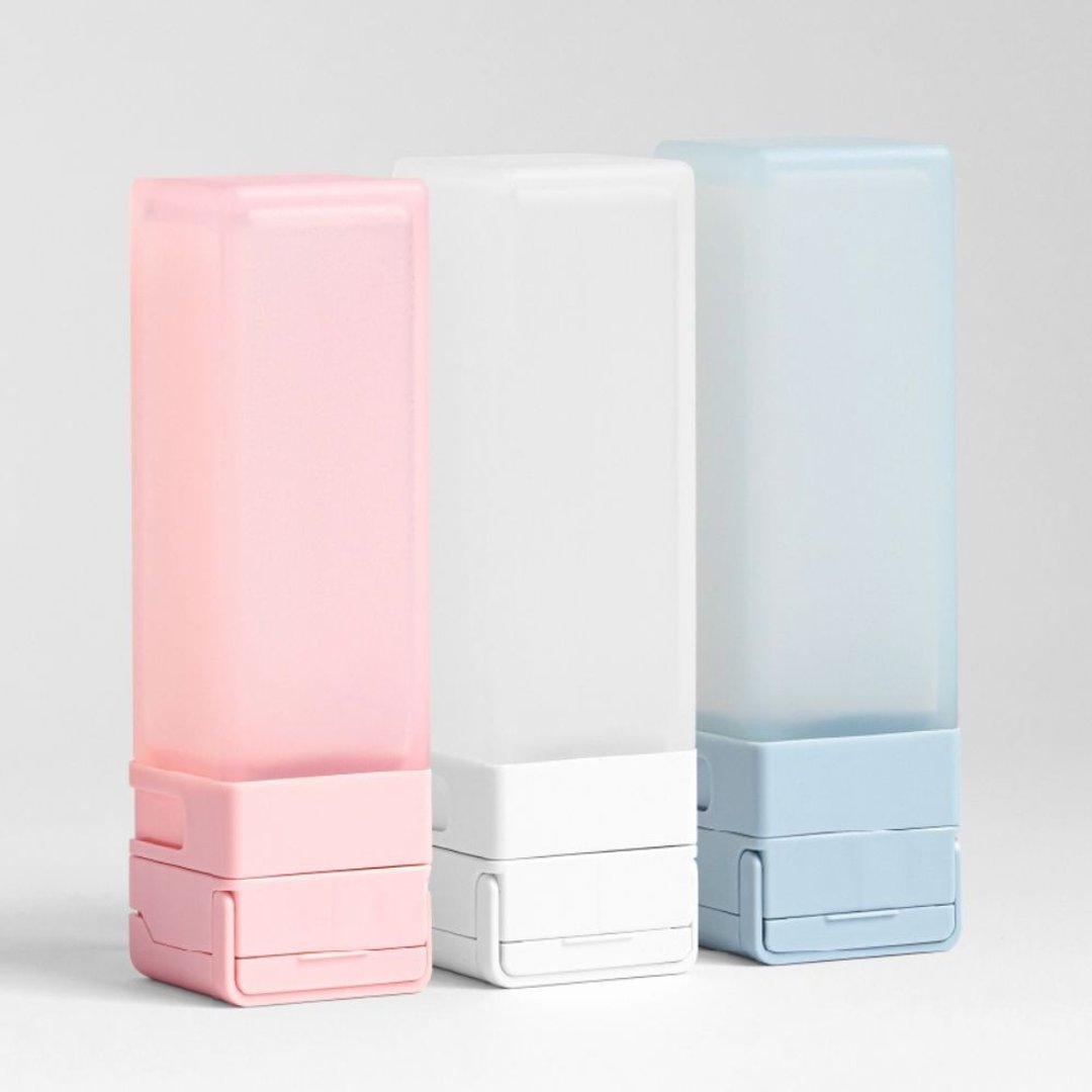 Suzzi 积木旅行分装瓶 L 100ML - 三件旅行组 (10 色可选) - 收纳用品 - 硅胶 多色