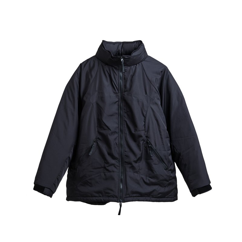 Monster Parka - 男装外套 - 棉．麻 黑色