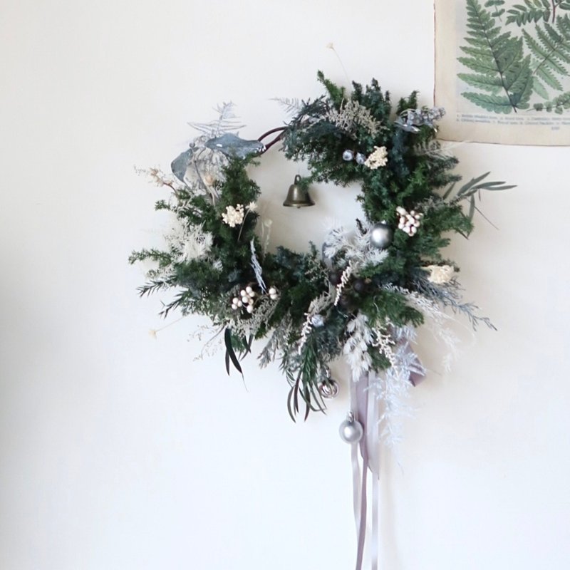 柔雾圣诞花圈 手作体验  台中花艺课程 - 植栽 - 植物．花 