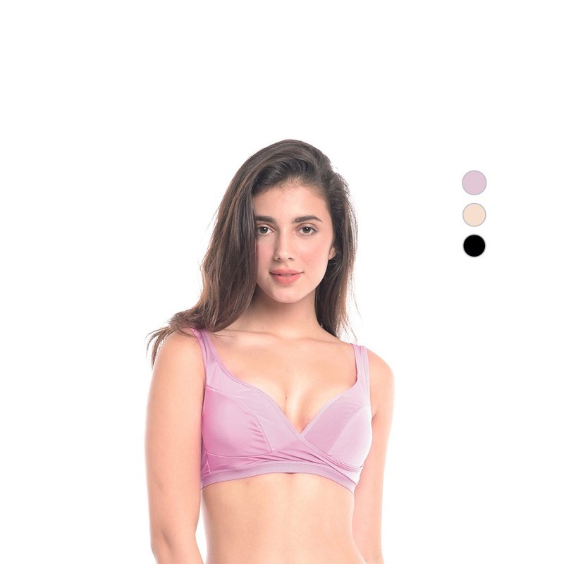 MOOIMOM 沐伊孕哺 超凉感无钢圈交叉哺乳内衣【单件6折】 - 女士内衣裤 - 棉．麻 白色