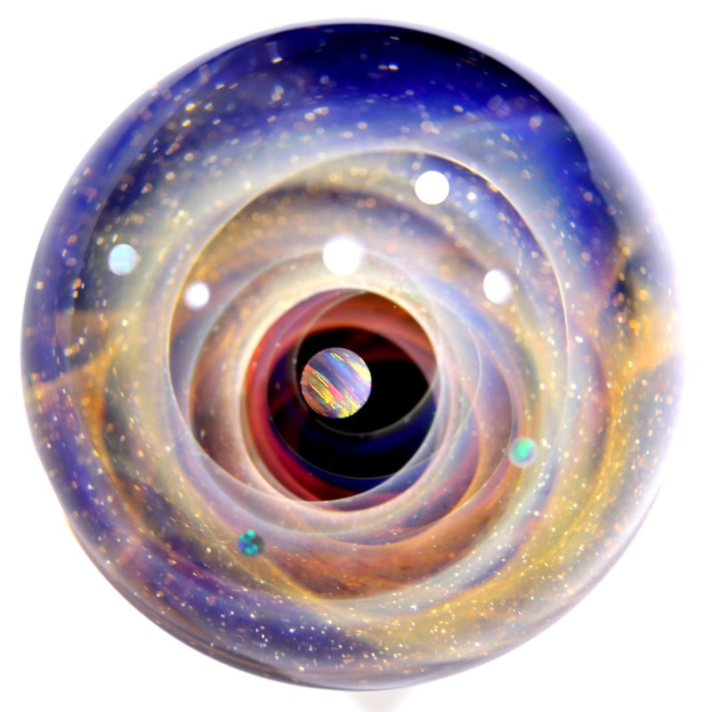 61mm 宇宙玻璃球摆设 no.M220 - 摆饰 - 玻璃 红色