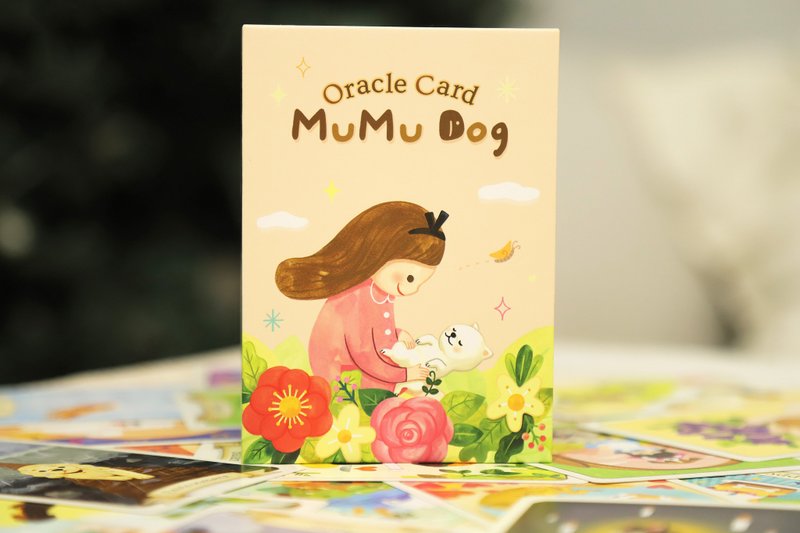 Mumu Dog 宠物塔罗牌组 – 55 张宠物情绪卡牌附英文指南 | Intuitiv - 桌游/玩具 - 纸 绿色