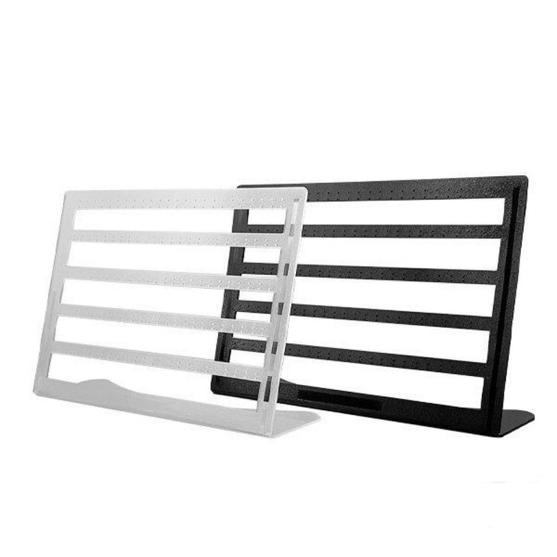 Earring stand 120 pairs - 收纳用品 - 塑料 透明