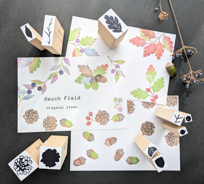 秋季印章 10件组 - 印章/印台 - 其他材质 