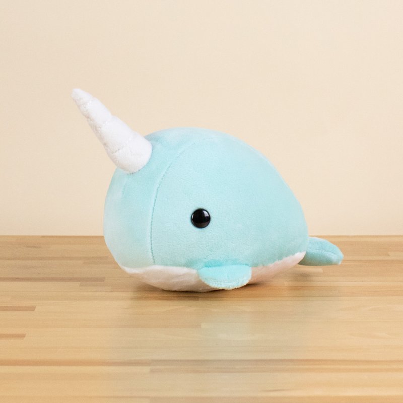 Bellzi | Narwhali-Teal 独角鲸-蓝绿色玩偶 - 玩偶/公仔 - 其他人造纤维 