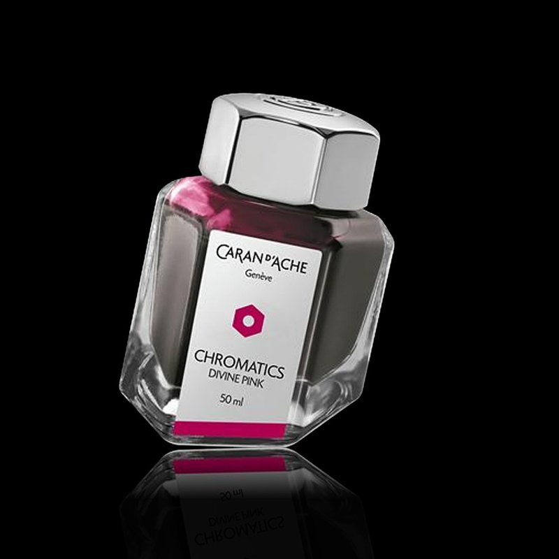 CARAN d ACHE 卡塔尔 色彩墨水(神秘桃红) - 墨水 - 颜料 红色