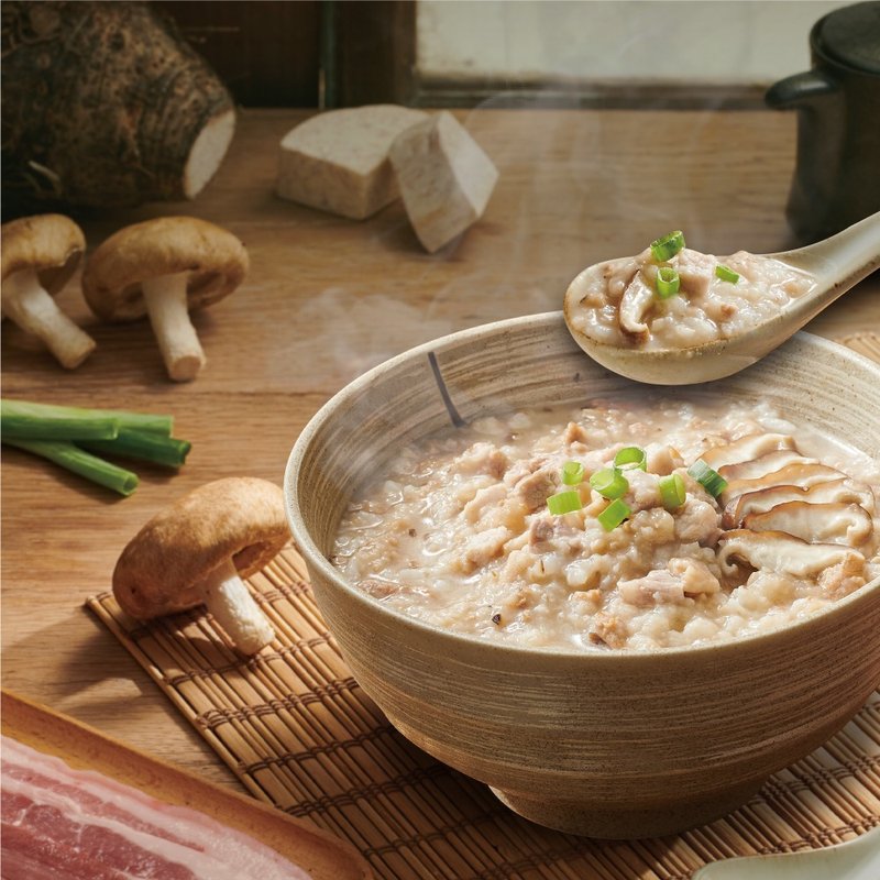 银发友善 | 饭友 芋头香菇瘦肉粥 (300g*2包)/盒 - 料理包 - 新鲜食材 