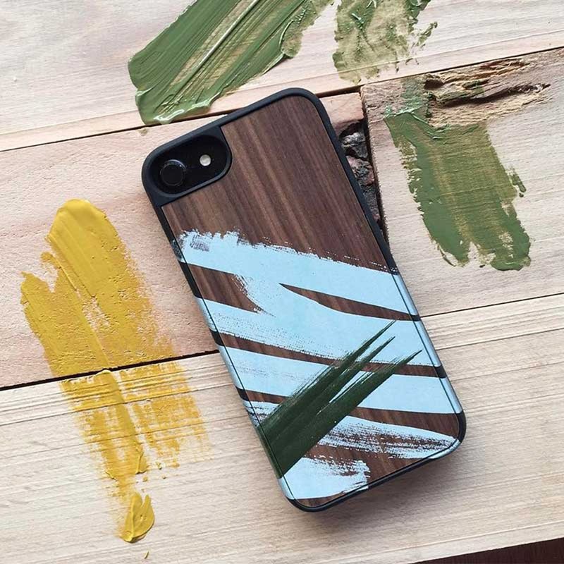 【预购】原木手机壳/油画OTTO-iPhone Samsung - 手机壳/手机套 - 木头 咖啡色