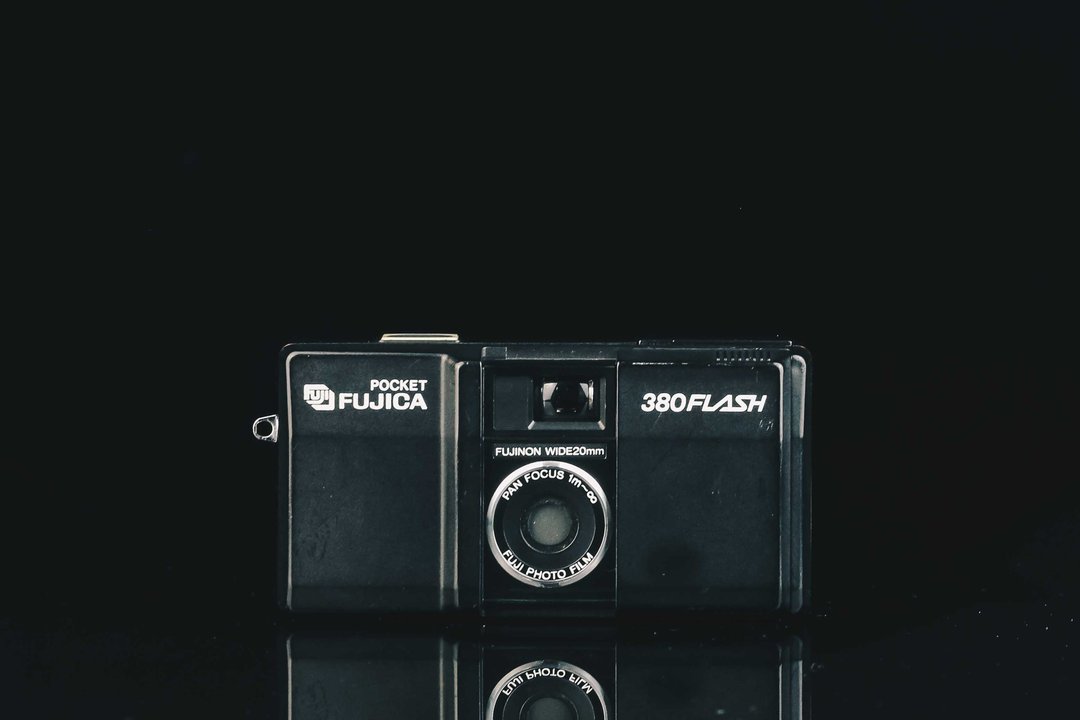 FUJICA POCKET 380 FLASH #9043 #110底片相机 - 相机 - 其他金属 黑色
