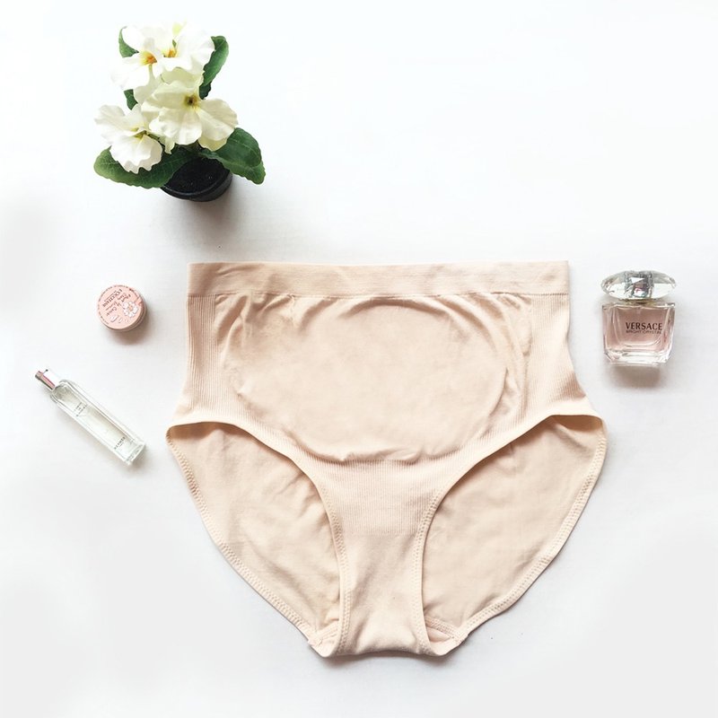 MOOIMOM 沐伊孕哺 高腰弹力亲肤无感内裤【任三件再折】 - 女士内衣裤 - 尼龙 咖啡色