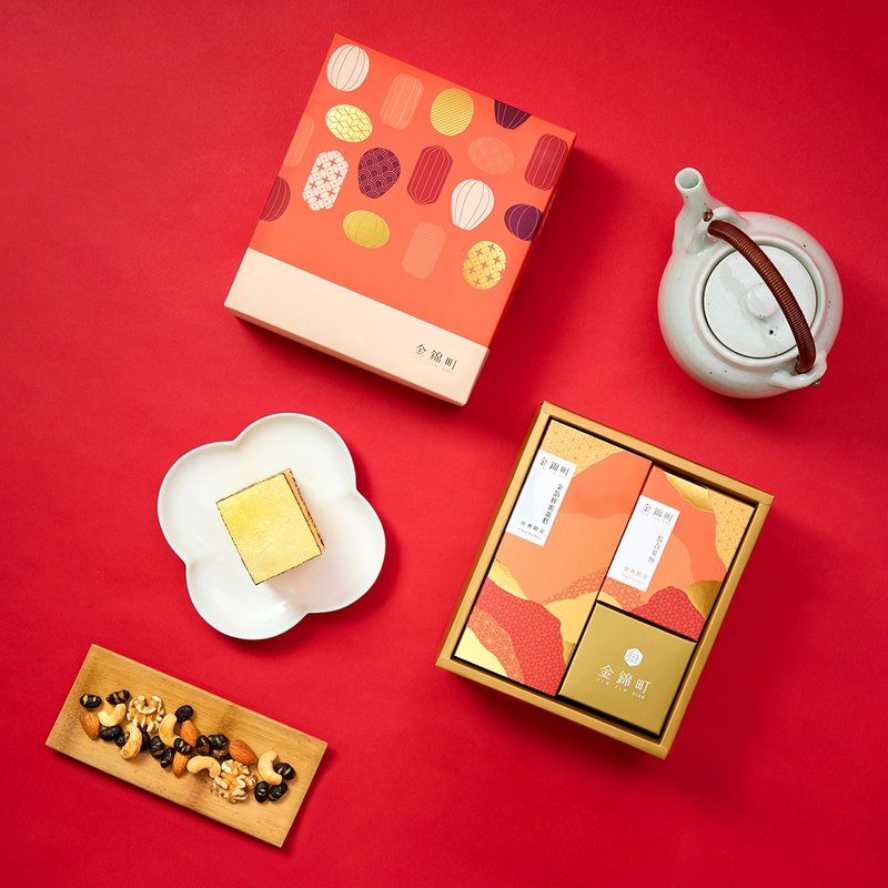 2026春节礼盒【春愿-富足】B款 - 蛋糕/甜点 - 新鲜食材 红色