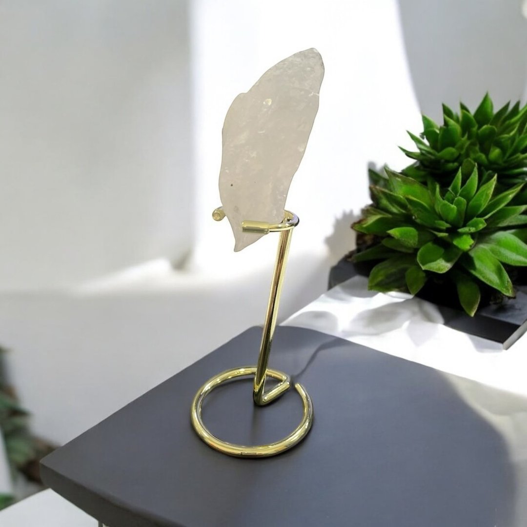 权杖水晶 白水晶 简约风 办公室 办公桌 开运小物 疗愈小物 交换 - 摆饰 - 水晶 白色