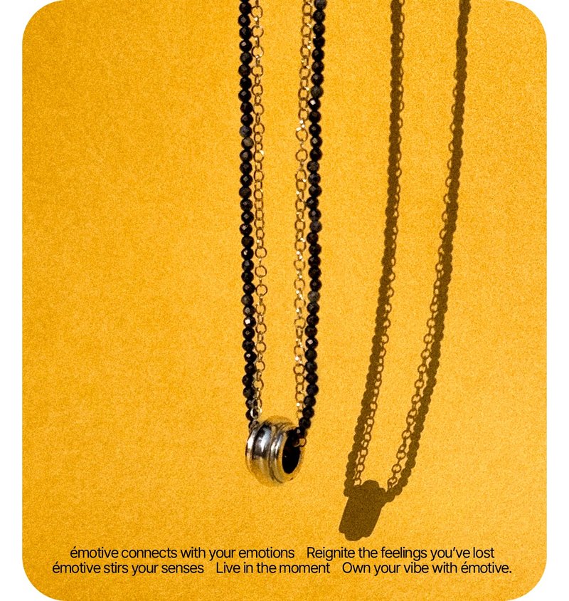 蓝金矿石+手术链项链 - 项链 - 石头 蓝色