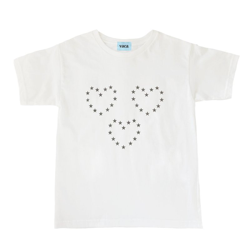 HEART CROP T_SHIRT (白色) - 女装 T 恤 - 棉 白色