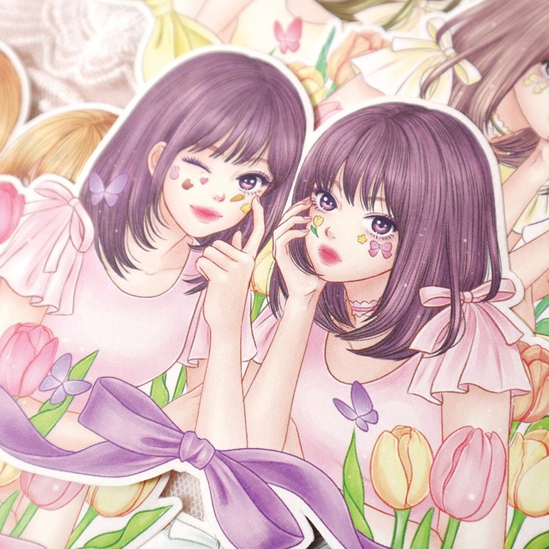 双1贴纸 - 贴纸 - 纸 