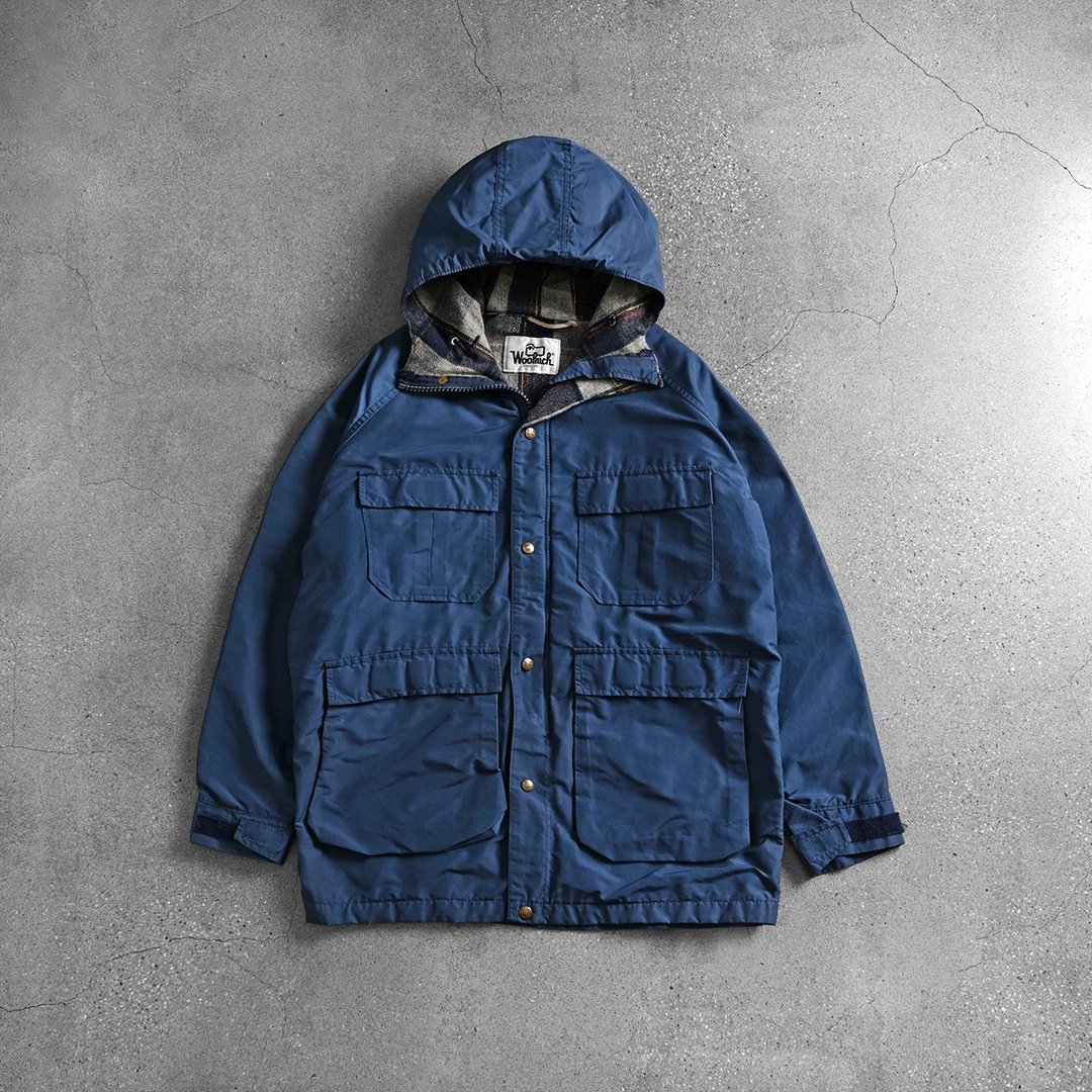 Vintage Woolrich 登山外套 / 古着运动外套、古着风衣外套 - 女装休闲/机能外套 - 聚酯纤维 蓝色