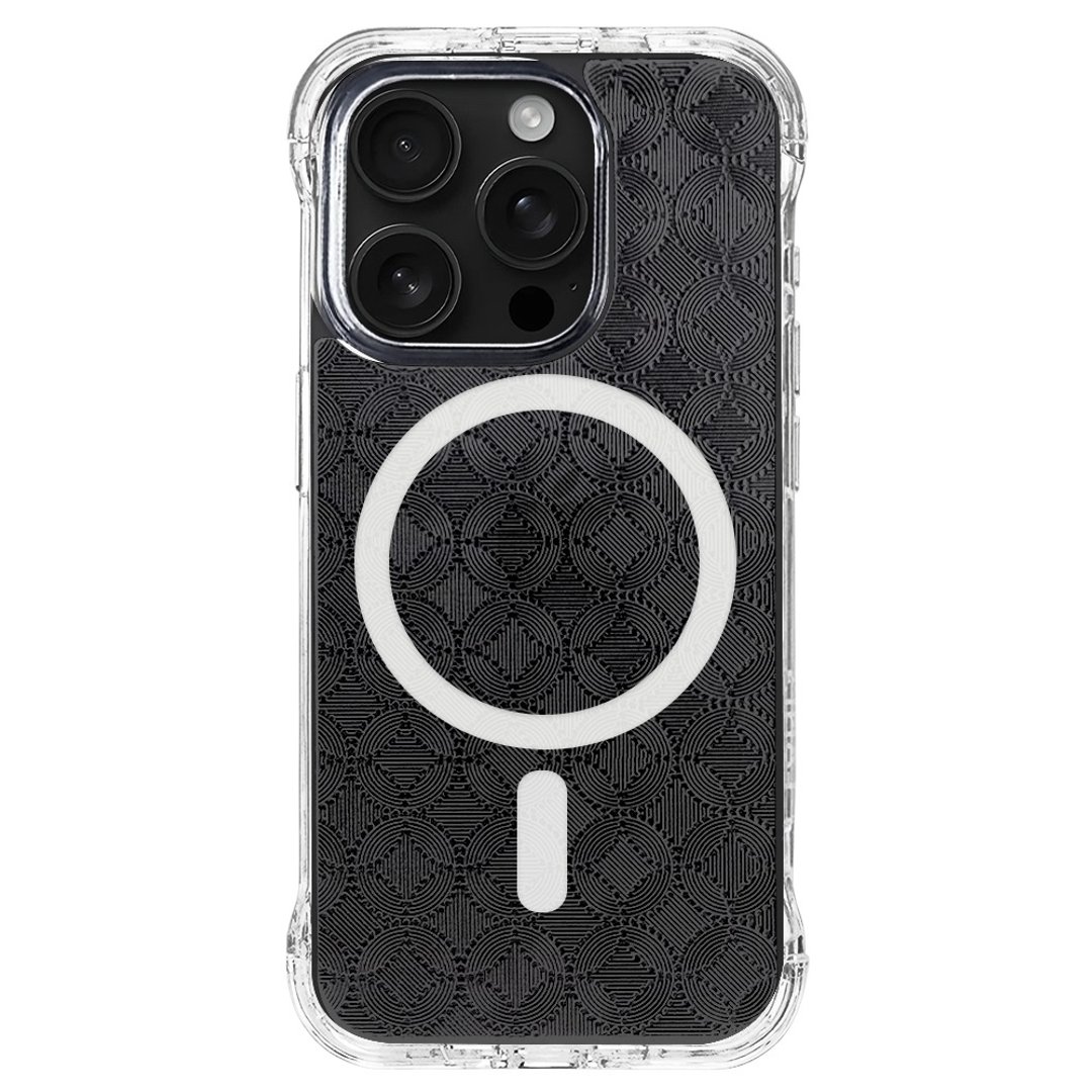光雕系列 招财进宝 支架壳 磁吸透明 iPhone 16 15 14 13 Pro Max - 手机壳/手机套 - 其他材质 透明
