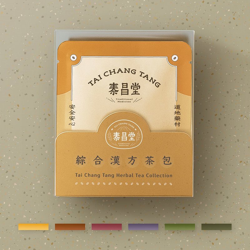 泰昌堂综合汉方茶包 | 菊花/人参/洛神/薰衣/轻柠/润菓 6款各1入 - 茶 - 新鲜食材 