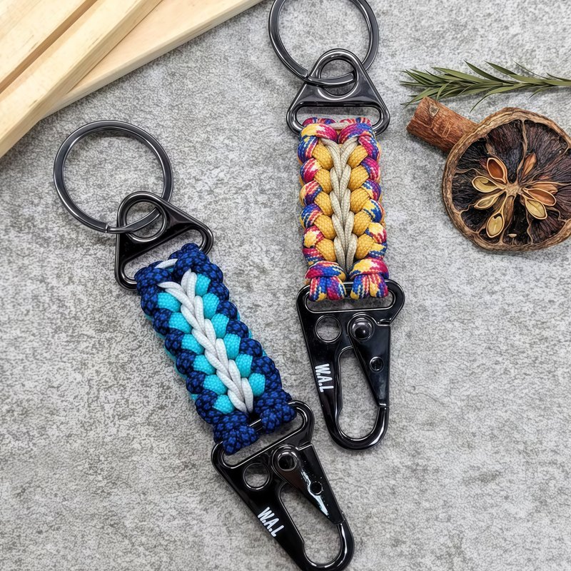 W.A.L- winter colors 手工编织钥匙圈扣 - 钥匙链/钥匙包 - 尼龙 