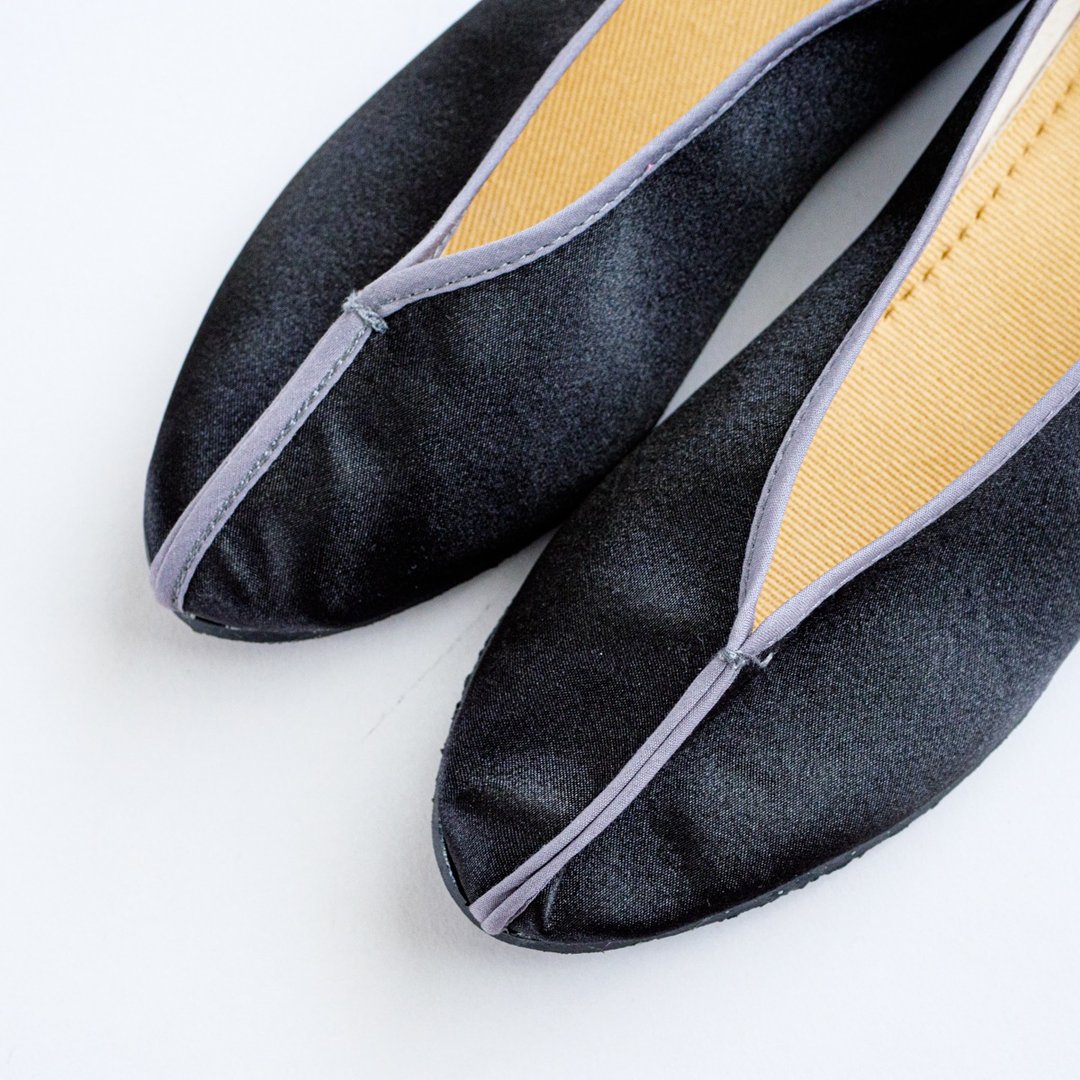 plain shoes / black - 芭蕾鞋/娃娃鞋 - 其他人造纤维 