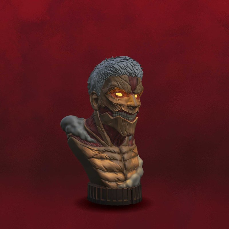 现货【进击的巨人 最终季】盔甲巨人立体悠游卡 - 造型悠游卡/交通卡 - 塑料 多色