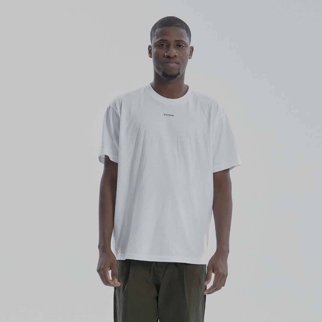 DYCTEAM -  LOGO TEE (WH) - 中性连帽卫衣/T 恤 - 棉 白色