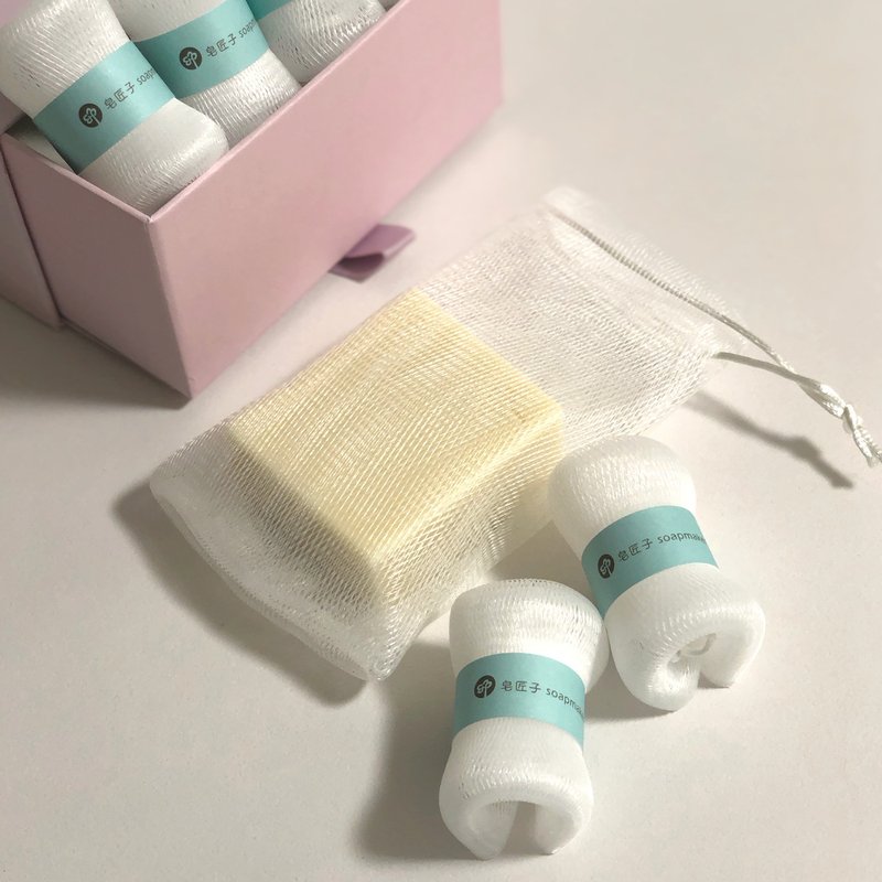 皂匠子【加购】起泡袋 | 沐浴袋丨不含手工皂 - 沐浴用品 - 塑料 白色