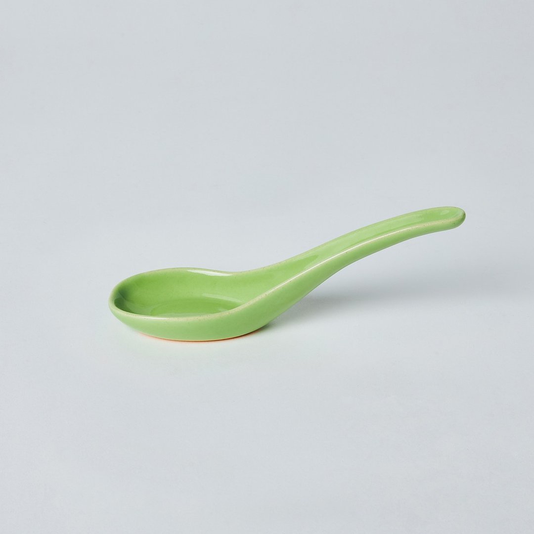 KOGA 许家陶器品 陶质汤匙 (丹青) - 餐刀/叉/匙组合 - 陶 绿色