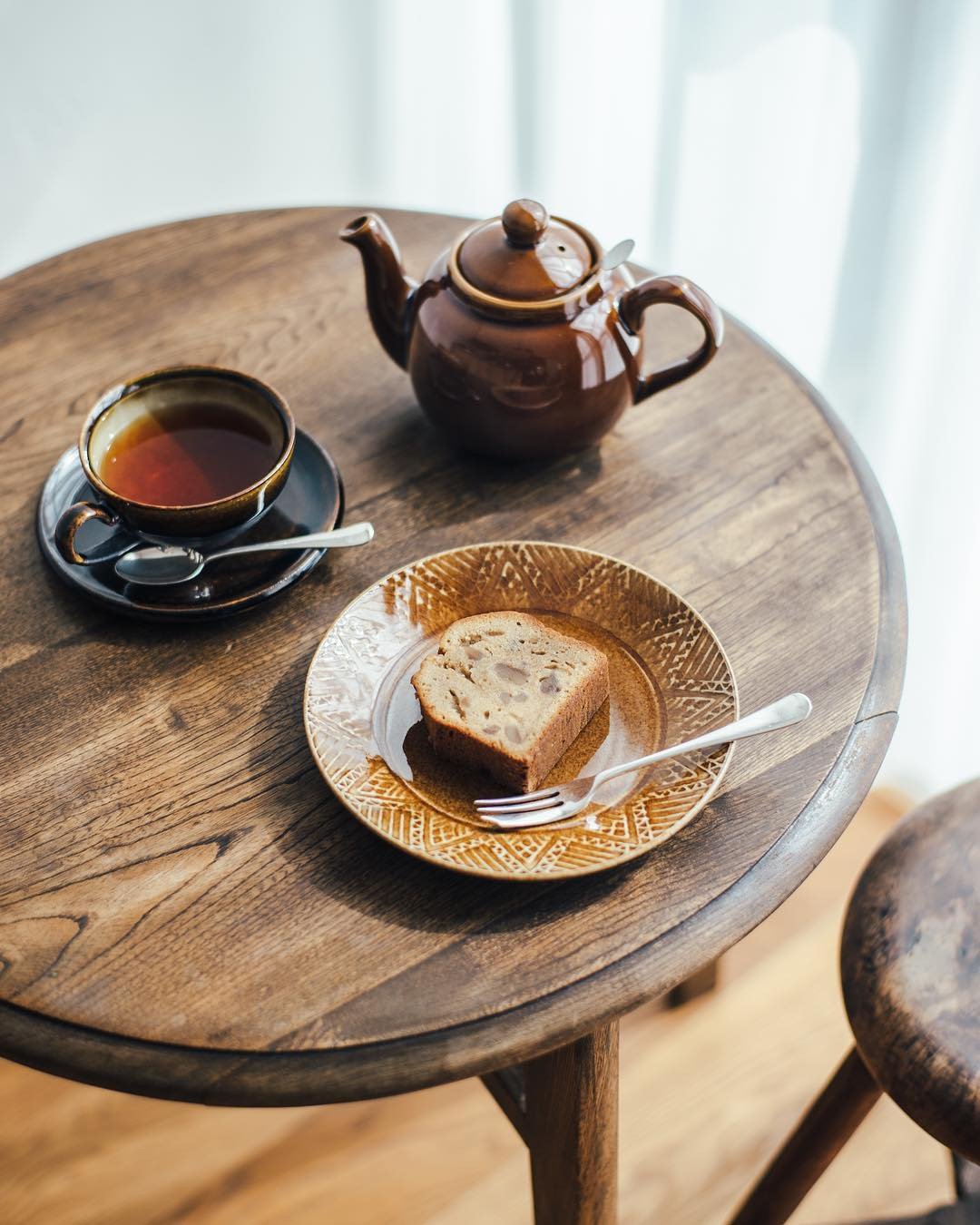 珈琲色英式茶壶 / 600ml - 茶具/茶杯 - 陶 咖啡色