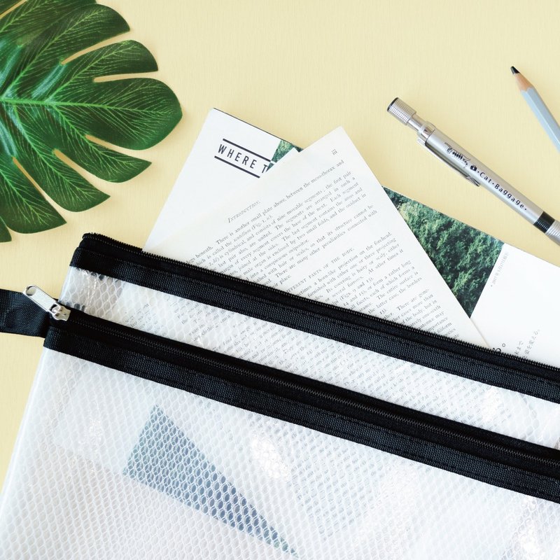 Ching Ching X Calm系列 CBG-557 B5-EVA手提双层收纳袋 - 化妆包/杂物包 - 其他材质 