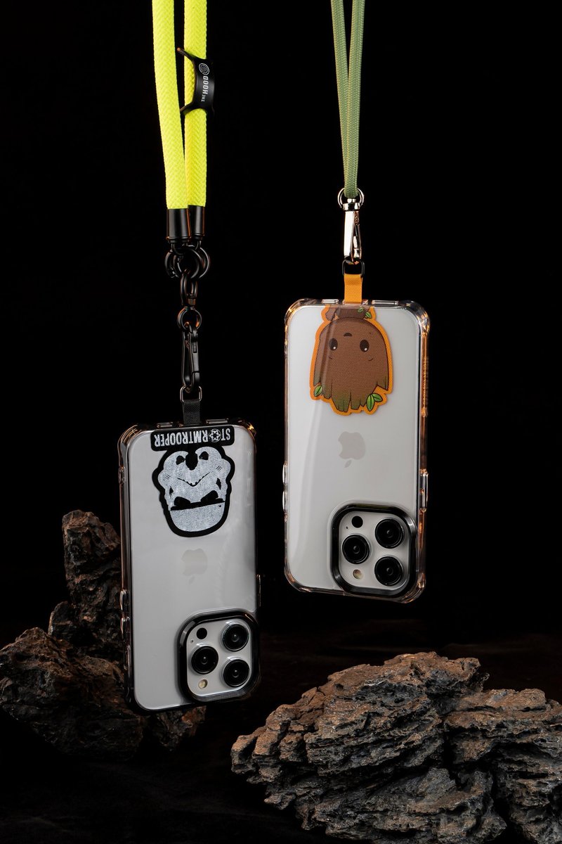 漫威 -Groot- 我是格鲁特 树人手机挂绳连夹片配6mm/10mm背带 - 手机配件 - 尼龙 多色