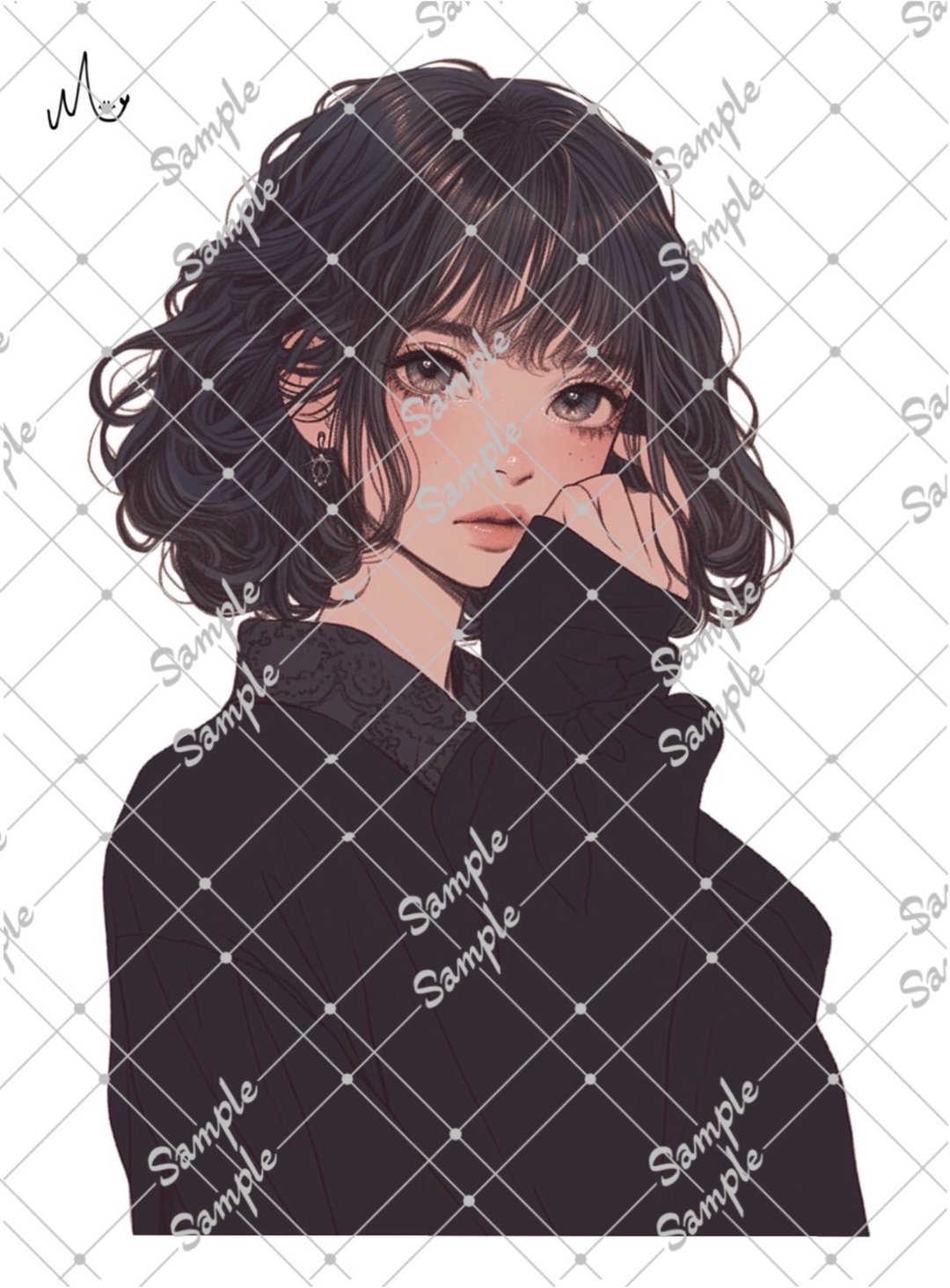 原创人物贴纸 8月新款 - 贴纸 - 纸 