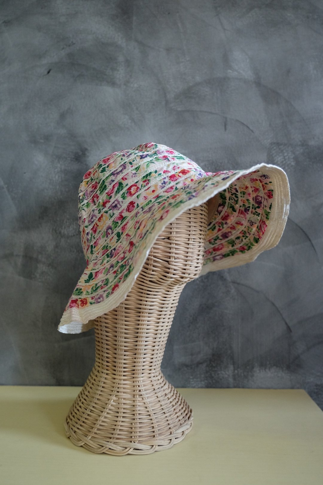 Vintage KENZO Floral Bucket Hat - 帽子 - 其他材质 