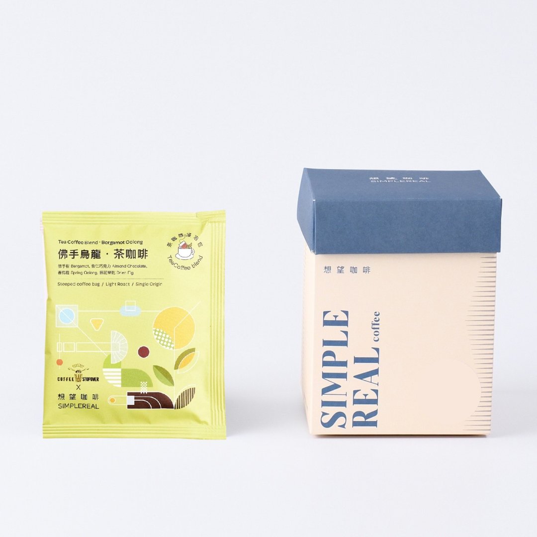 佛手乌龙 茶咖啡浸泡包 浅焙/佛手柑、春乌龙、无花果干1/5/10入 - 咖啡 - 新鲜食材 绿色