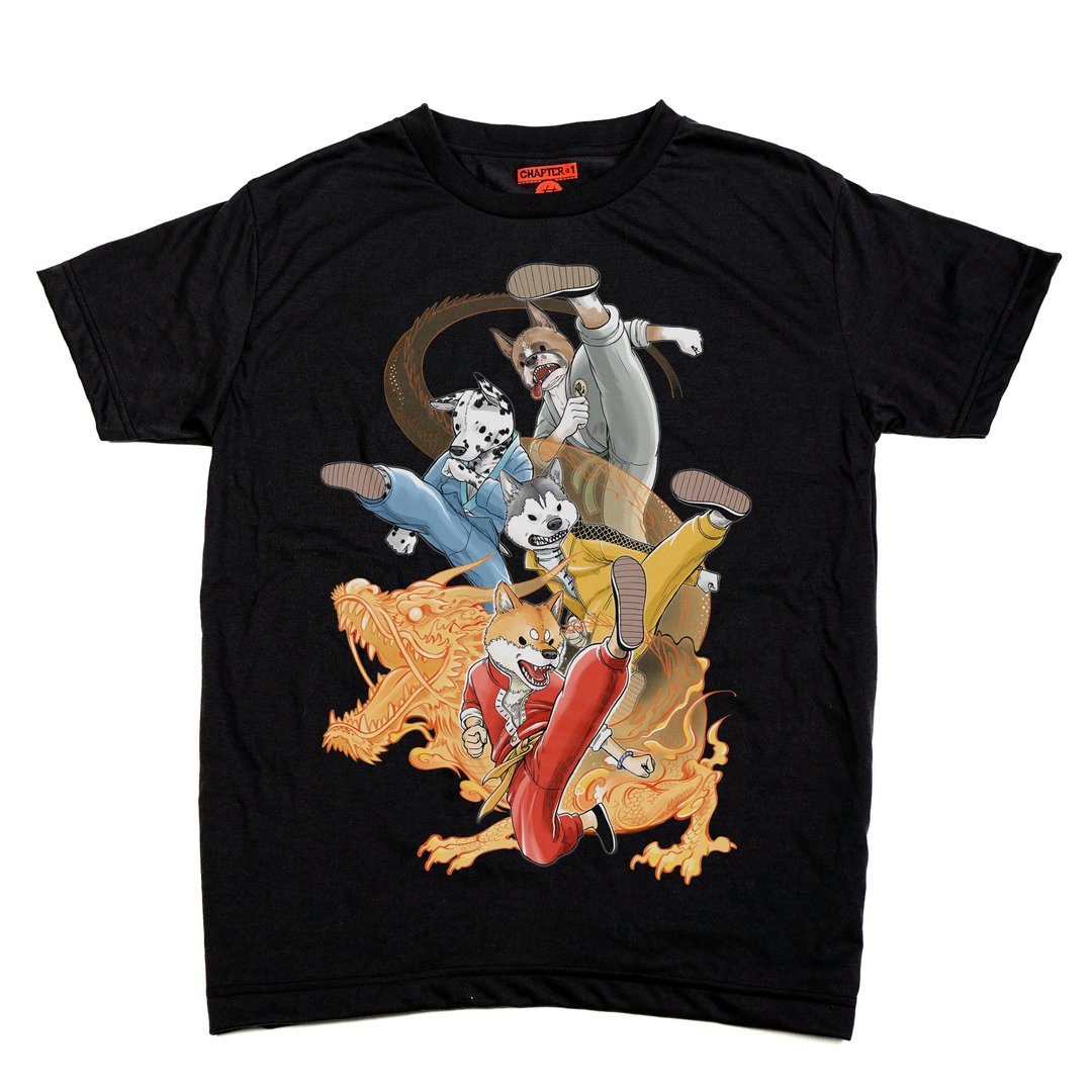 Teakhondo Inu groups Dragon style Chinese New Year Chapter One T-shirt - 男装上衣/T 恤 - 其他材质 白色