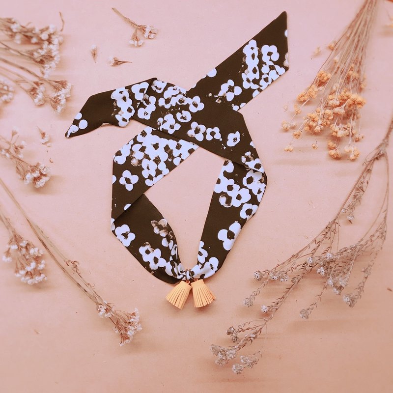 流苏项链 / 午夜前的十分钟 ( 2色 ) - 项链 - 棉．麻 黑色